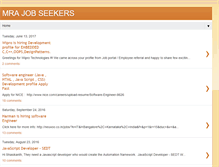 Tablet Screenshot of mrajobseekers.com